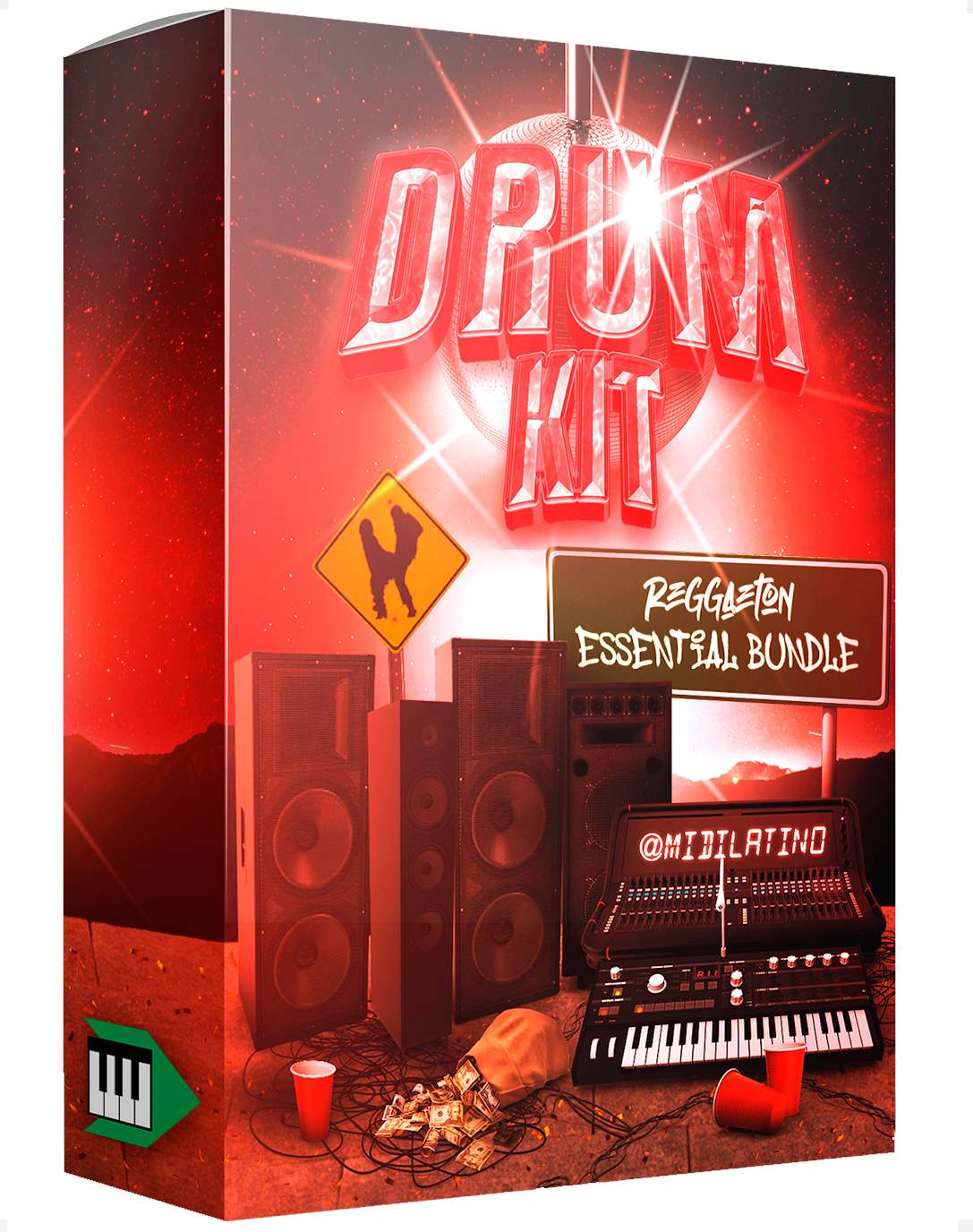 Reggaeton Drum Kit Pack - Kicks, Snares, Fx's and more - Midilatino
