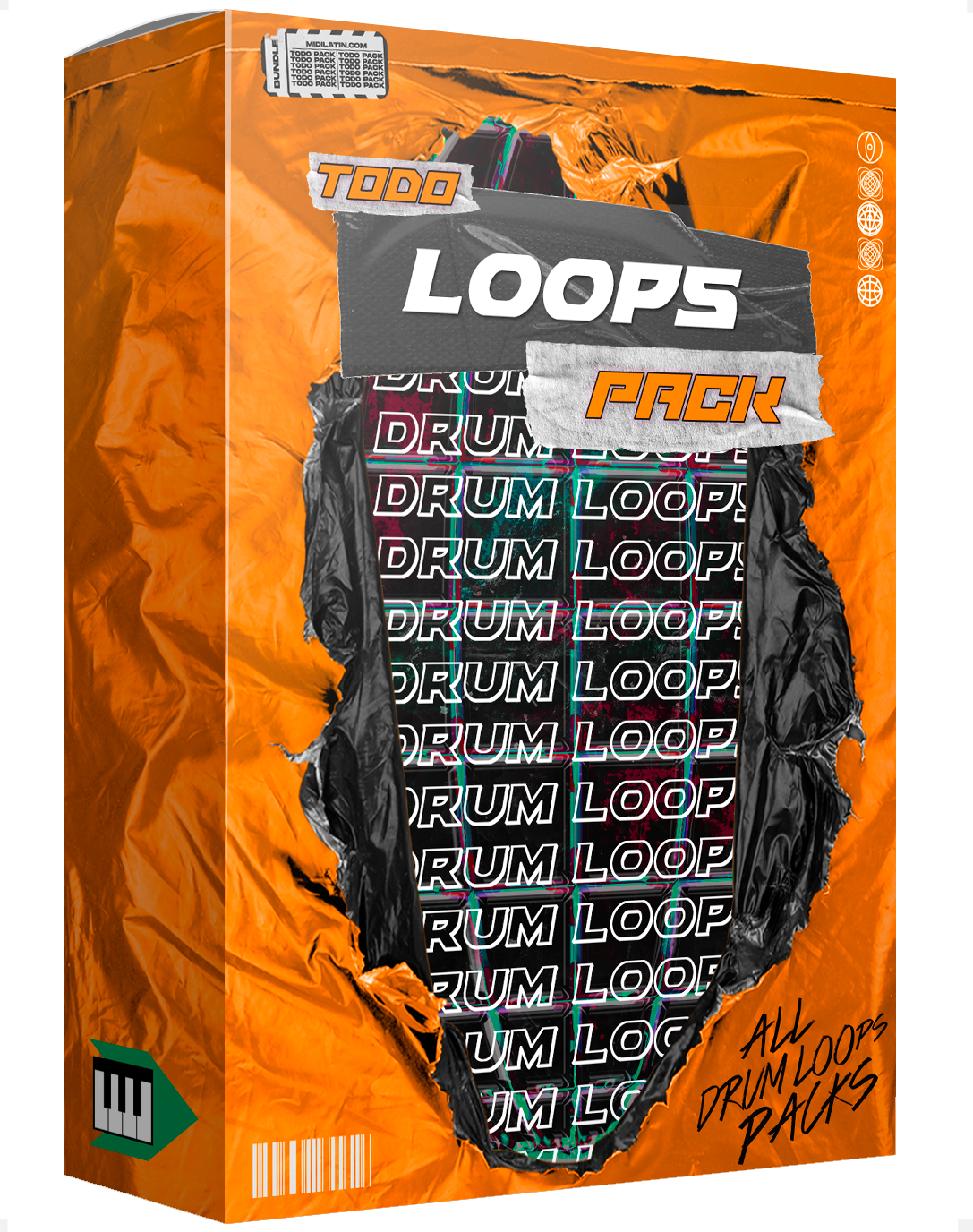 DRUM LOOP & KIT ULTIMATE BUNDLE (+300 LOOPS) – Midilatino