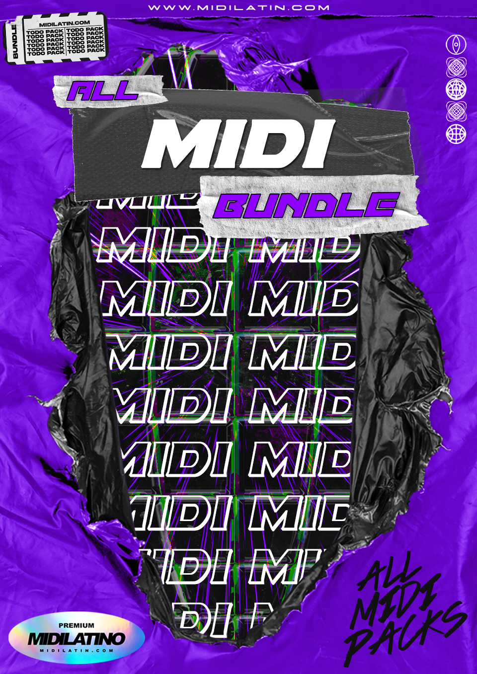 MIDI PACK ULTIMATE BUNDLE (+3,000 MIDIS)