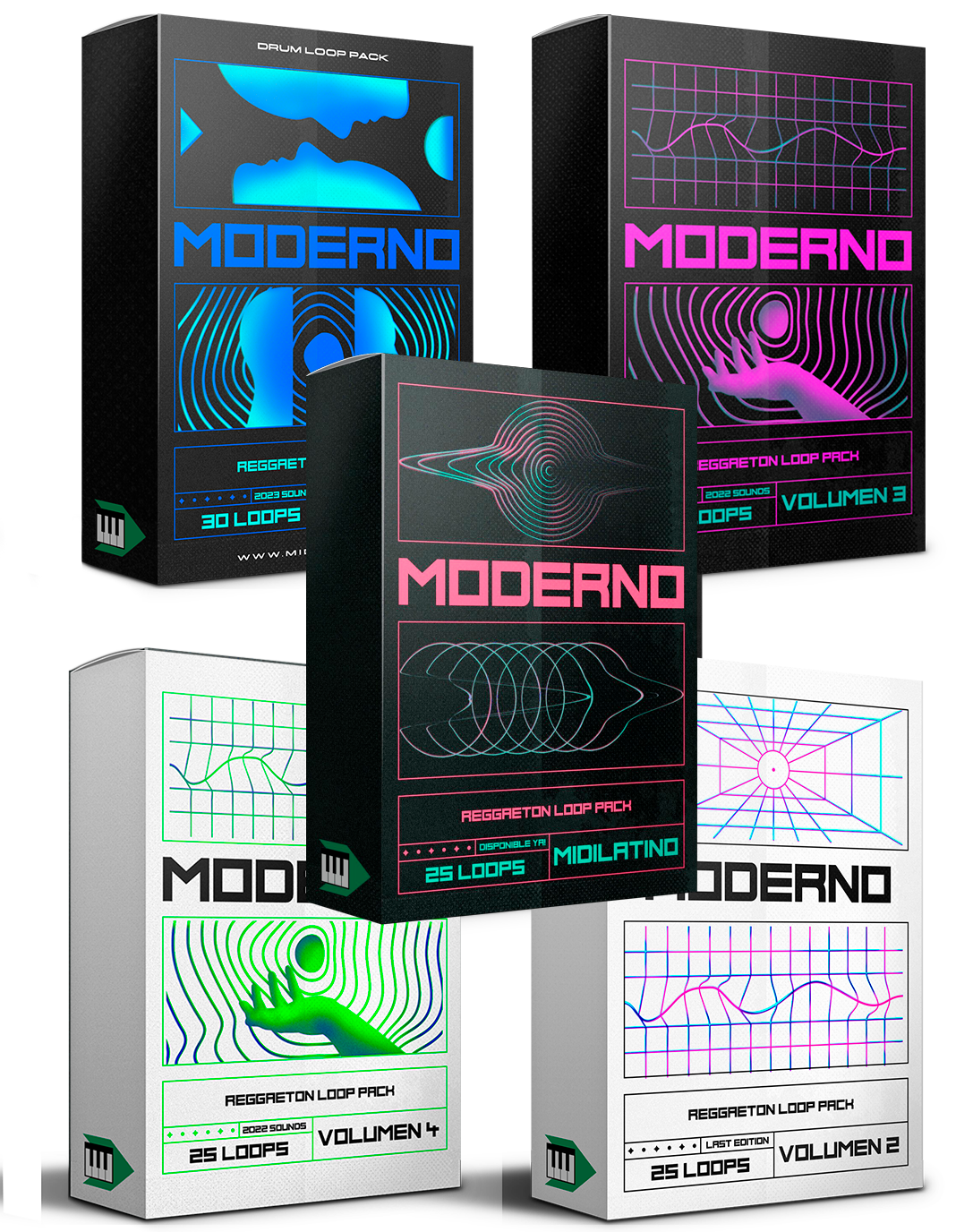MODERNO LOOP PACK VOL. 5 - REGGAETON – Midilatino